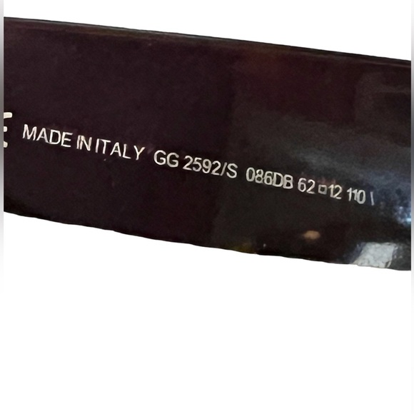 Gucci GG 2592/S Tortoise Shell Sunglasses Frames 086DB 62 – Made in Italy - Picture 3 of 14